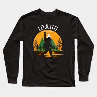 Idaho Bigfoot Long Sleeve T-Shirt